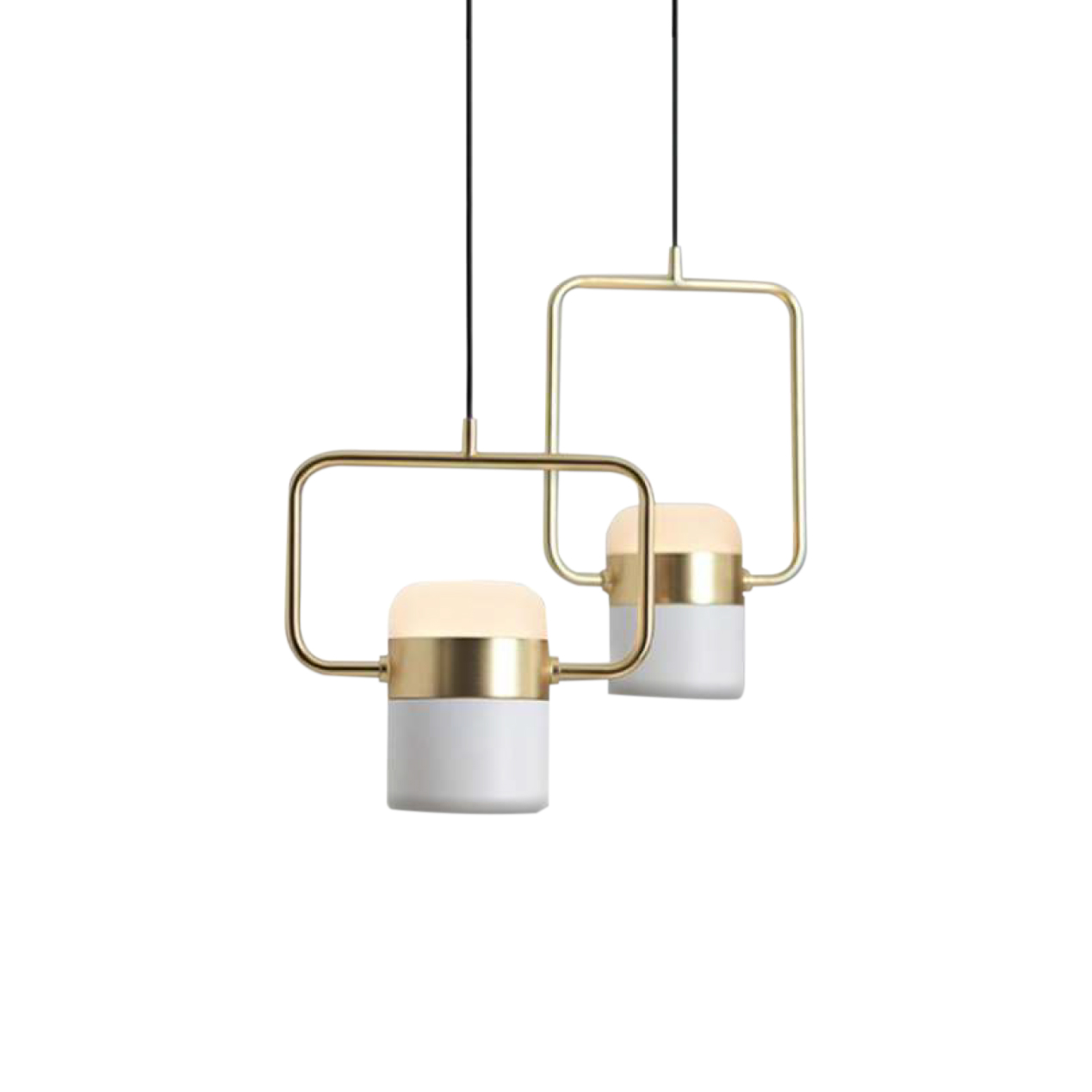 MODERN LANTERN HANGING LIGHT-WHITE